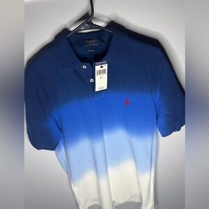 Polo by Ralph Lauren Blue, Red and White  Men's Shirt